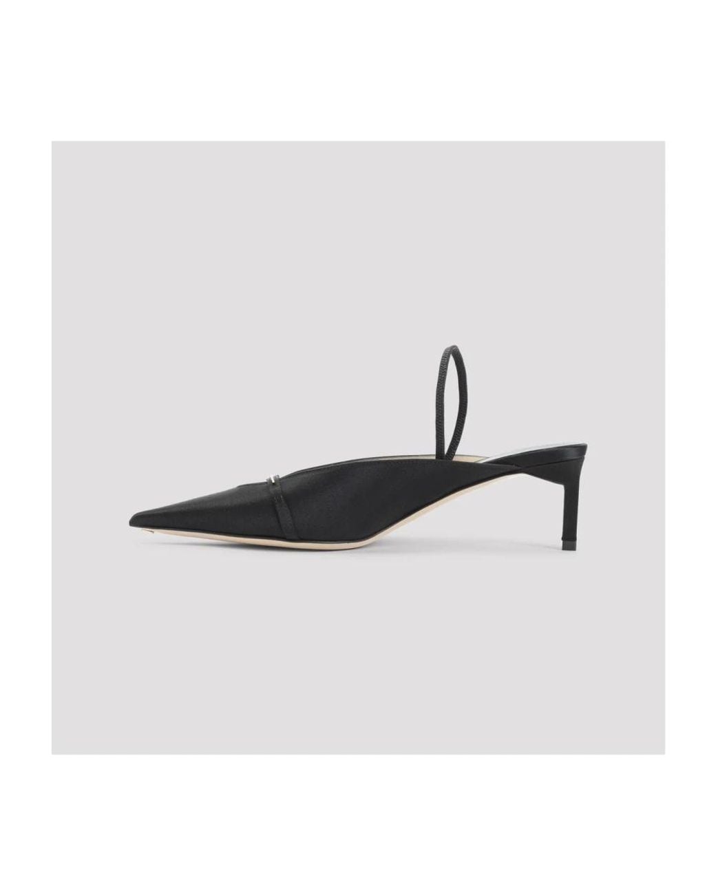 Tom Ford Black Heeled Mules