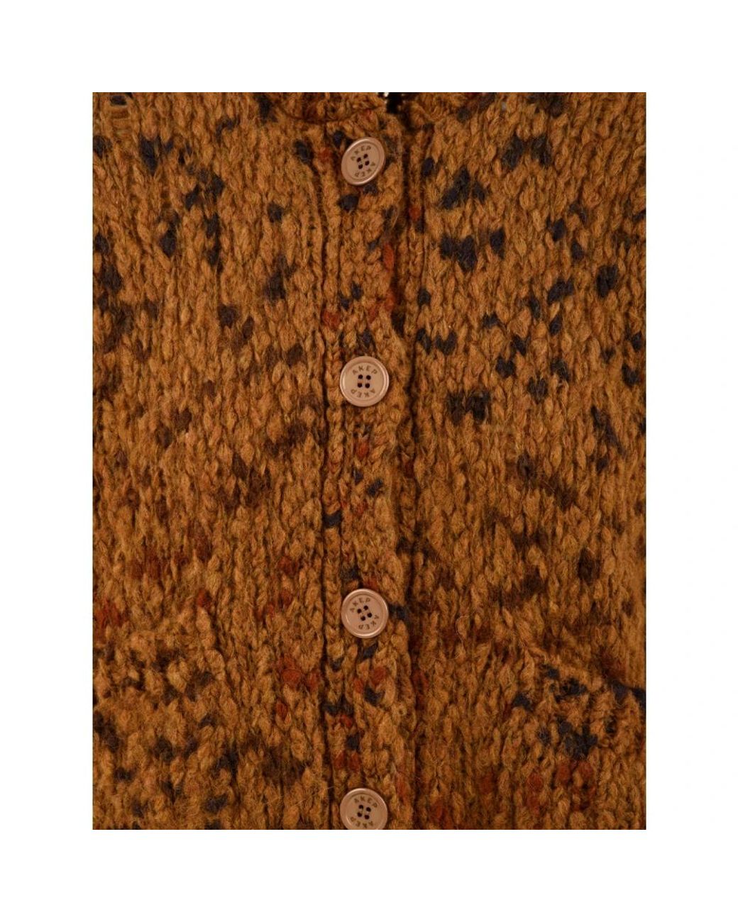 Akep Brown Strickjacke