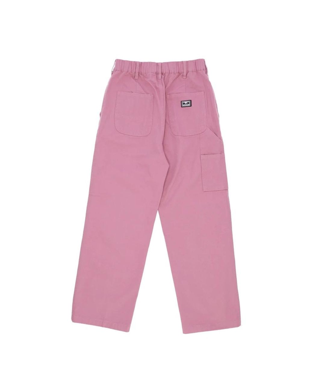 Obey Red Straight Trousers