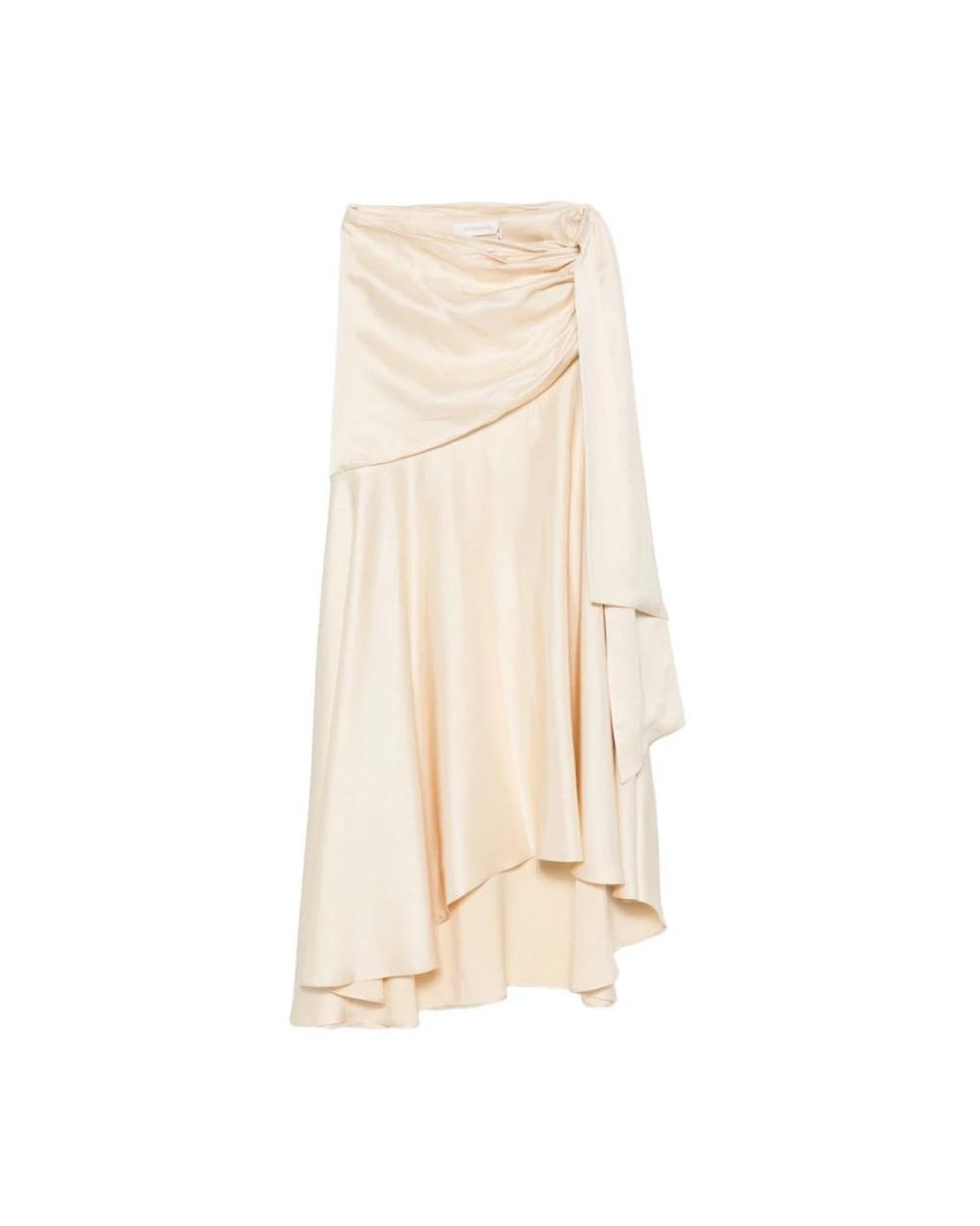 Zimmermann Ascent Draped Maxi Rok in het Natural
