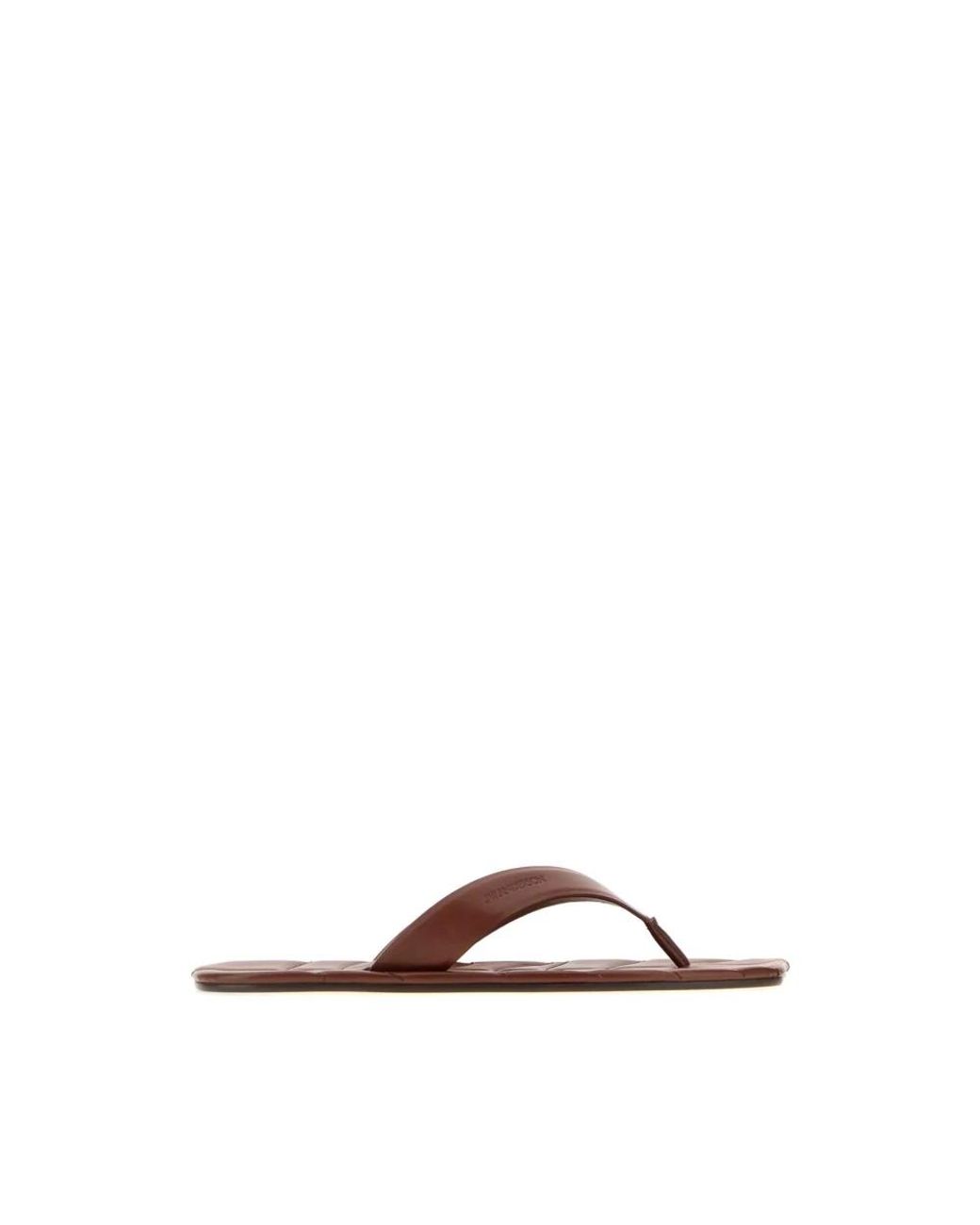 J.W. Anderson Brown Flip Flops for men