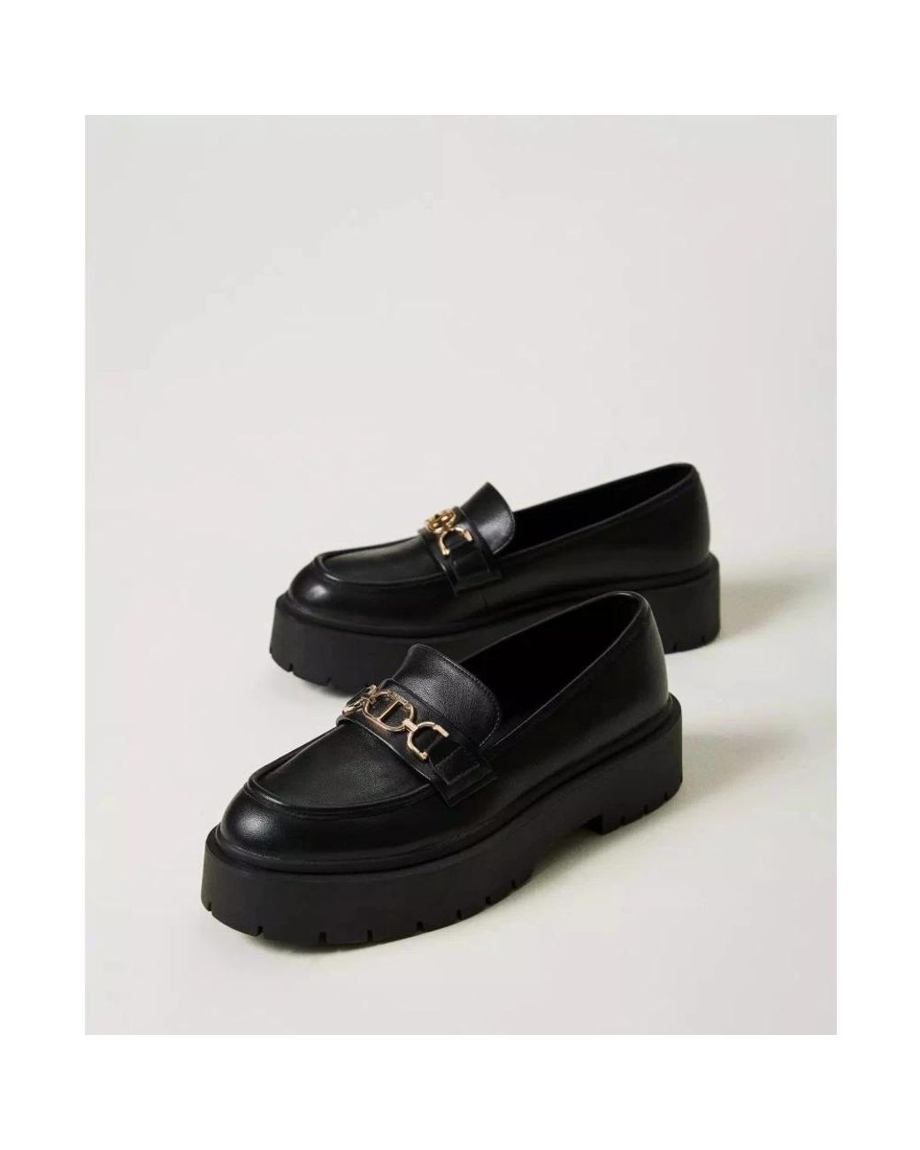 Twinset Black Loafers