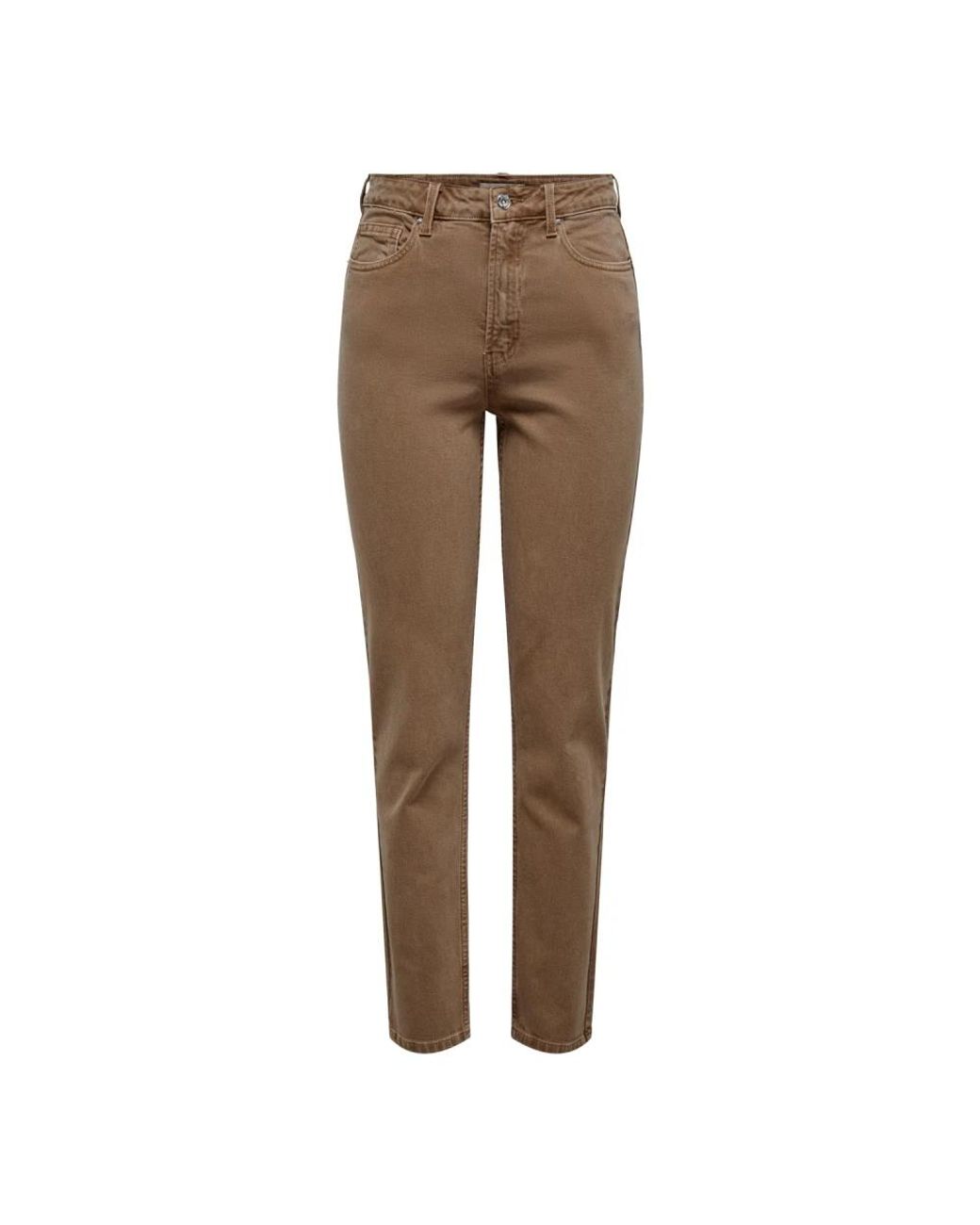 ONLY Emily Rechte Jeans in het Brown