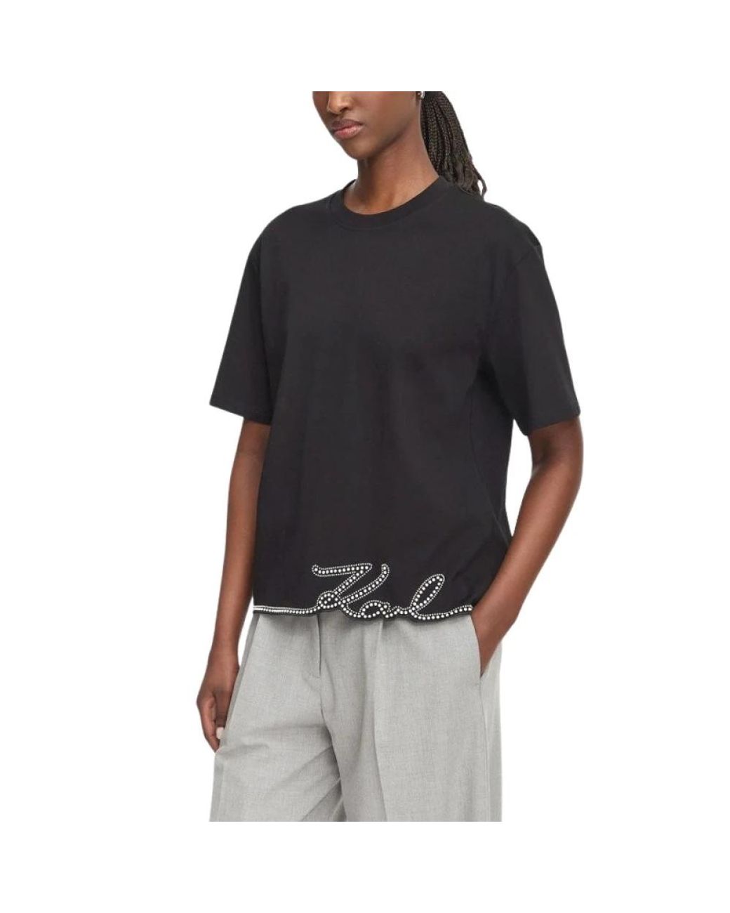 Karl Lagerfeld Black T-Shirts