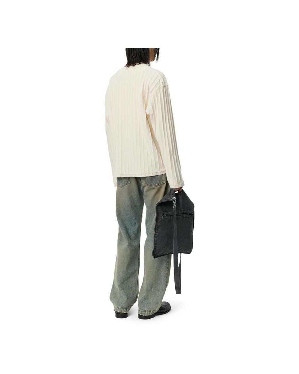 mfpen Natural Round-Neck Knitwear for men