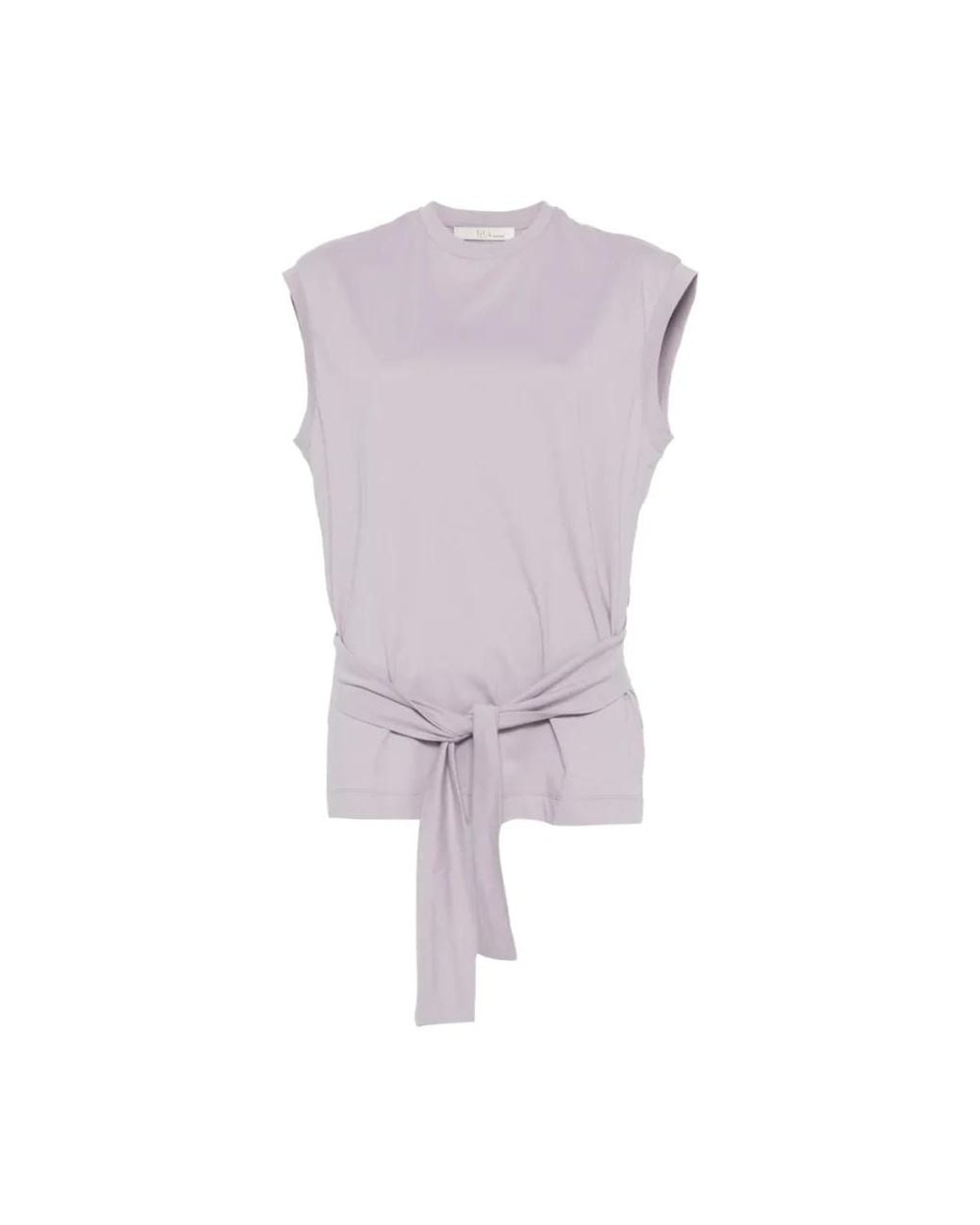 Tela Boxy Mouwloos T-Shirt in het Purple