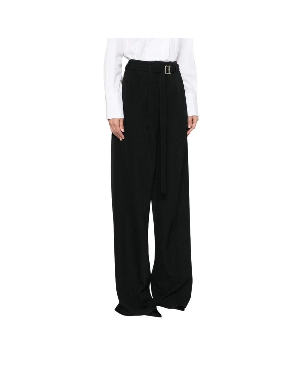 Seafarer Black Wide Trousers