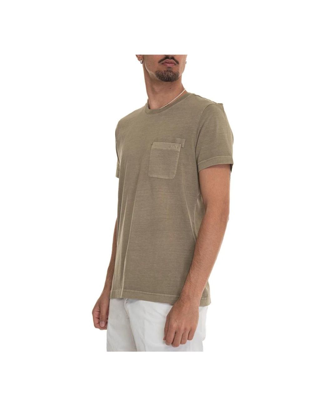 T-Shirts Fay de hombre de color Brown