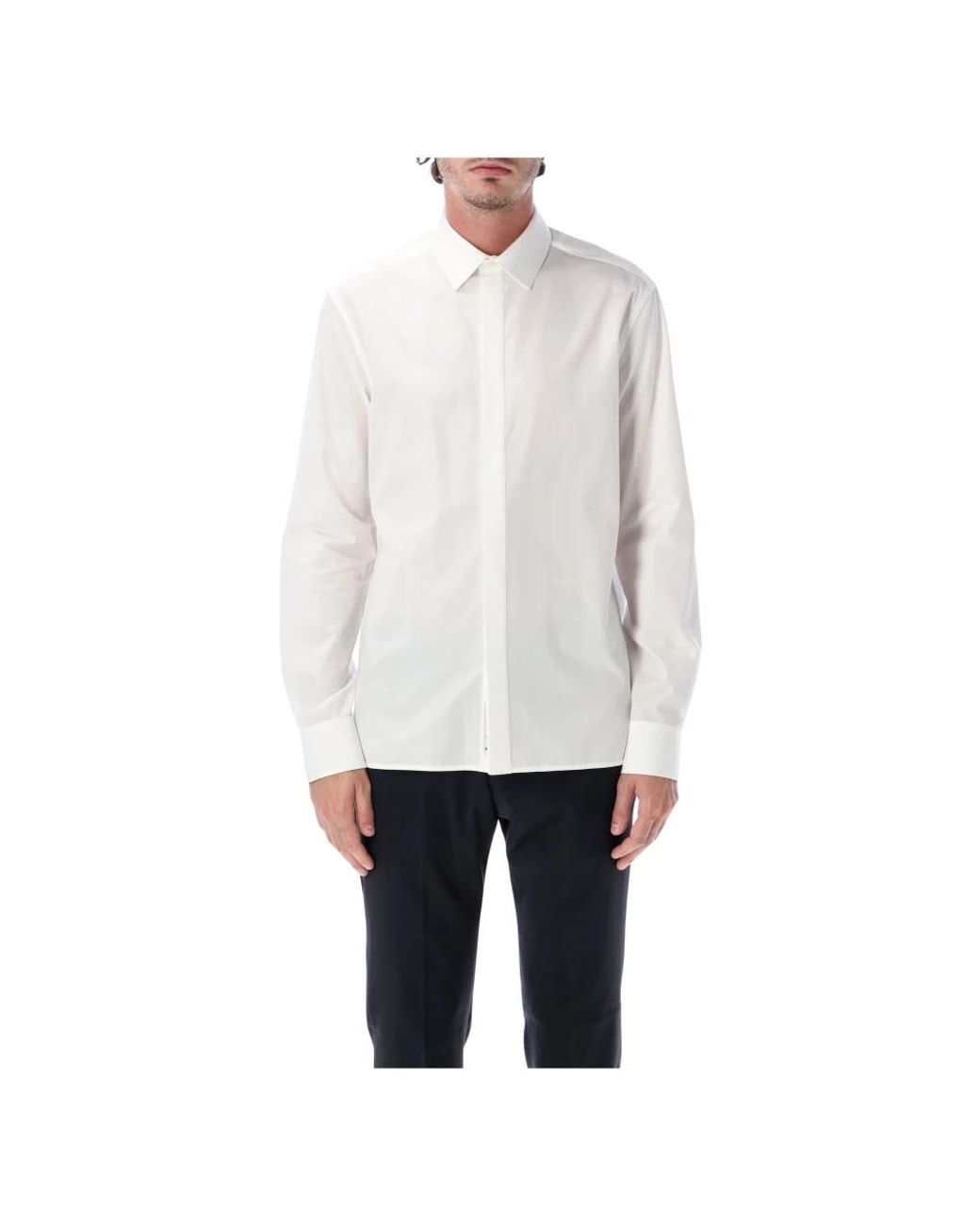 Lanvin White Formal Shirts for men