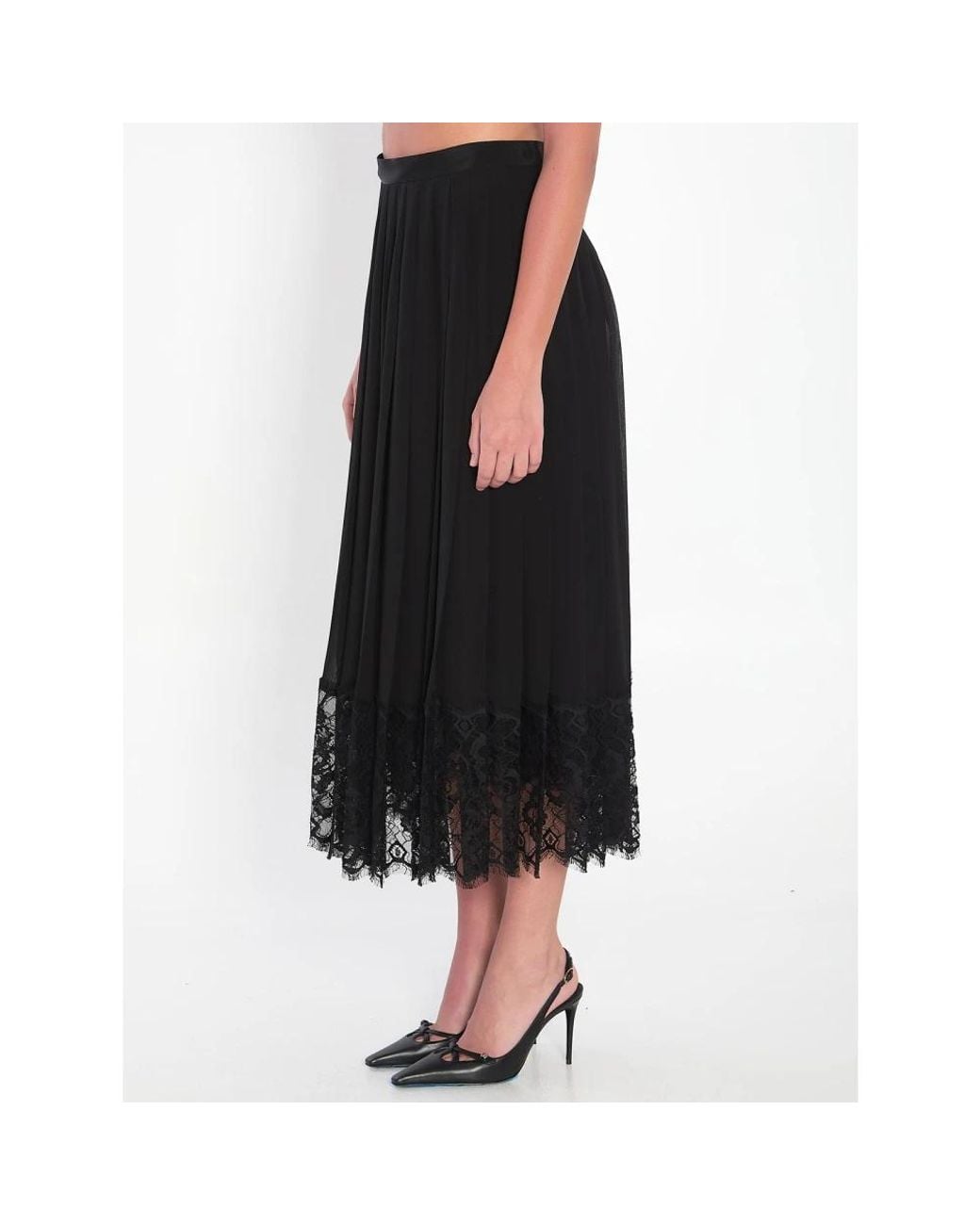 Dolce & Gabbana Black Midi Skirts