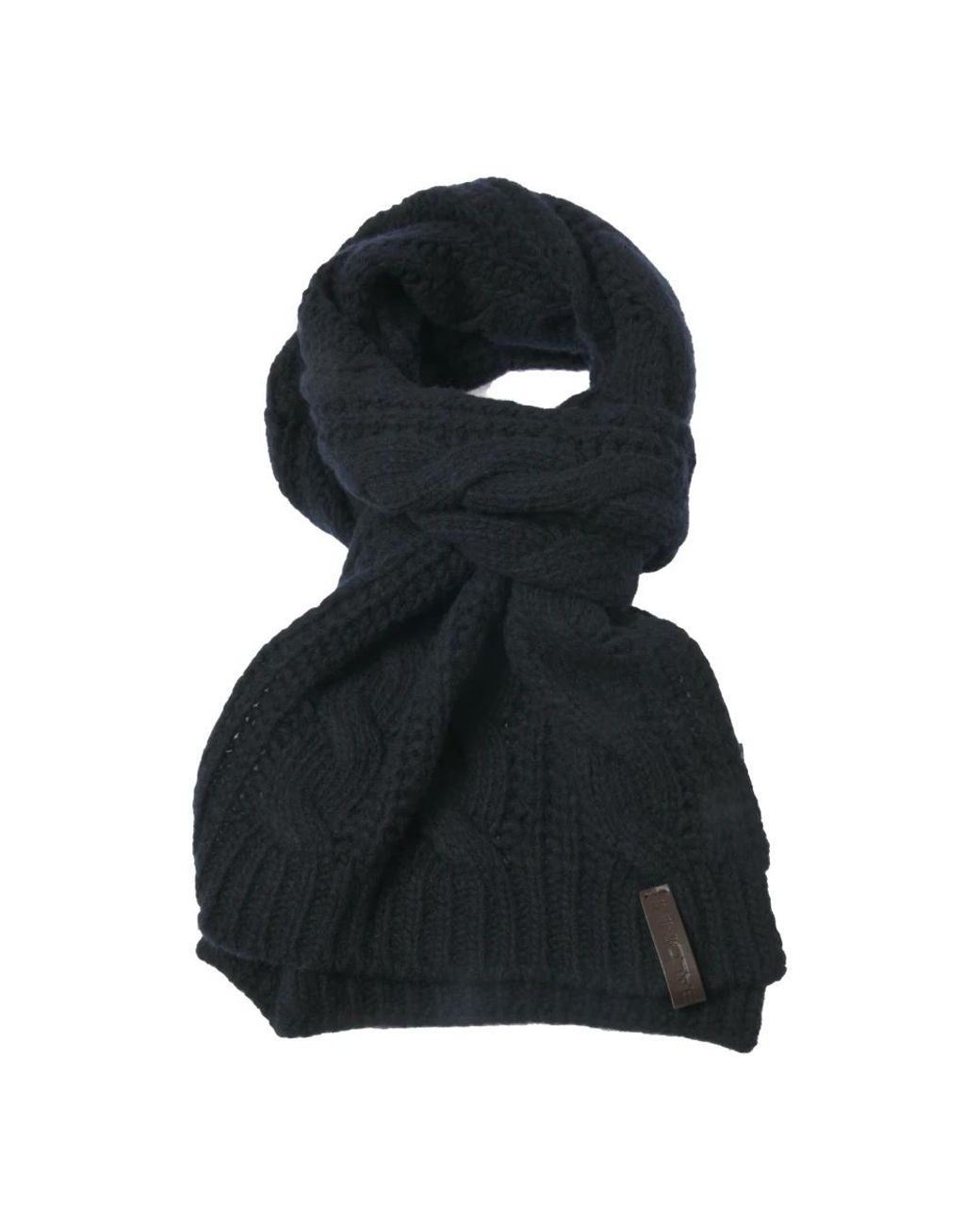 Baldinini Black Winter Scarves for men