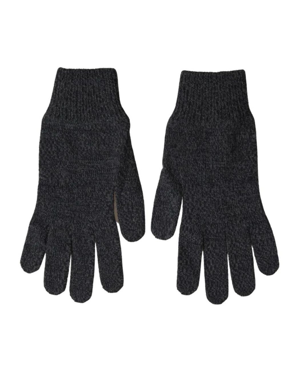 Dolce & Gabbana Black Gloves for men