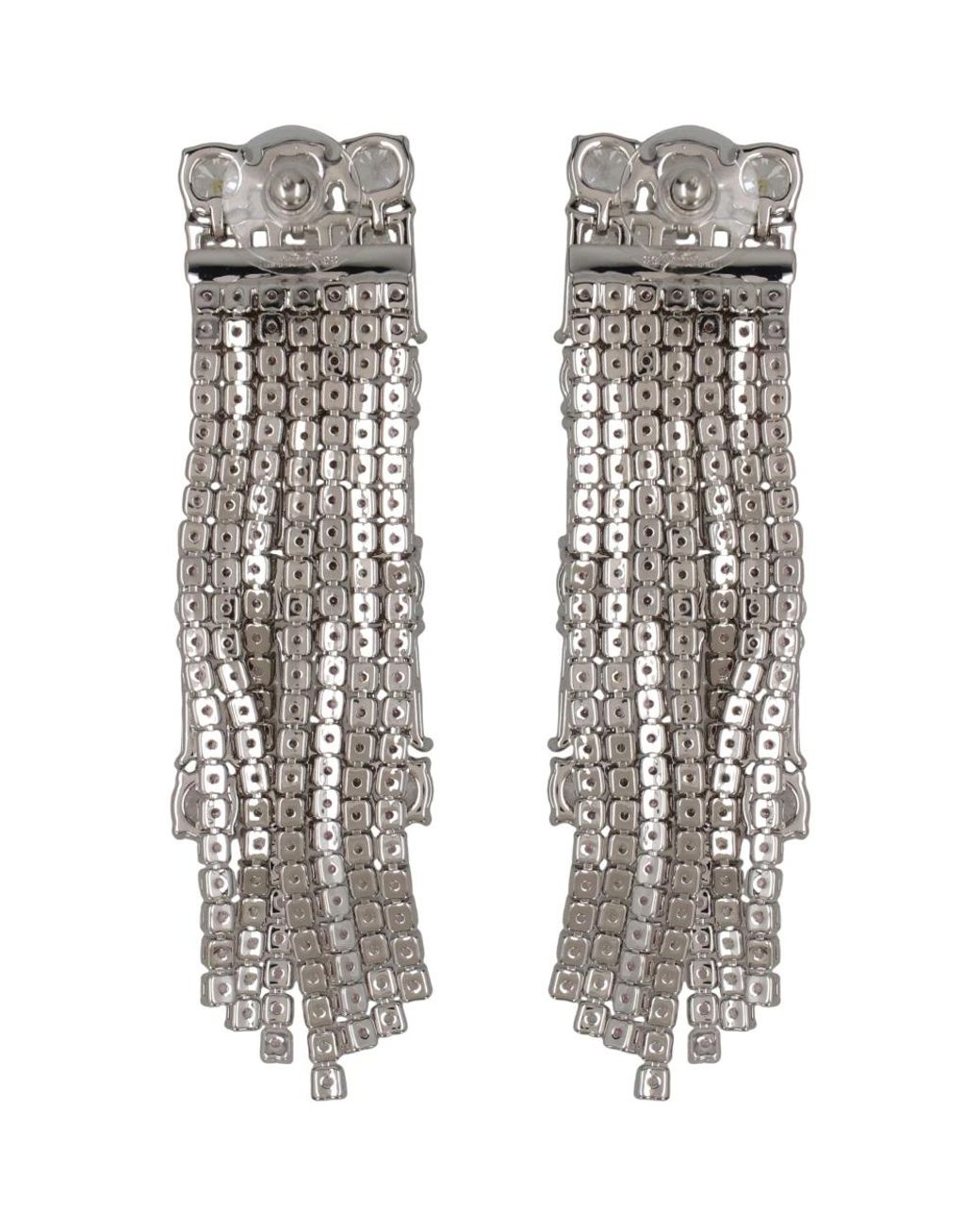 Self-Portrait White Earrings