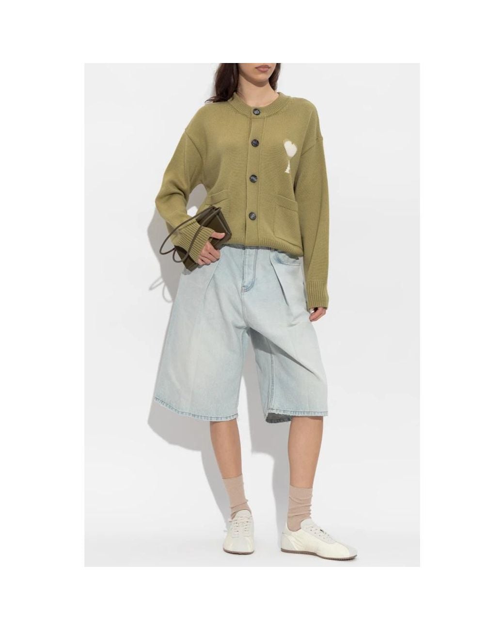 Cardigans AMI en coloris Green