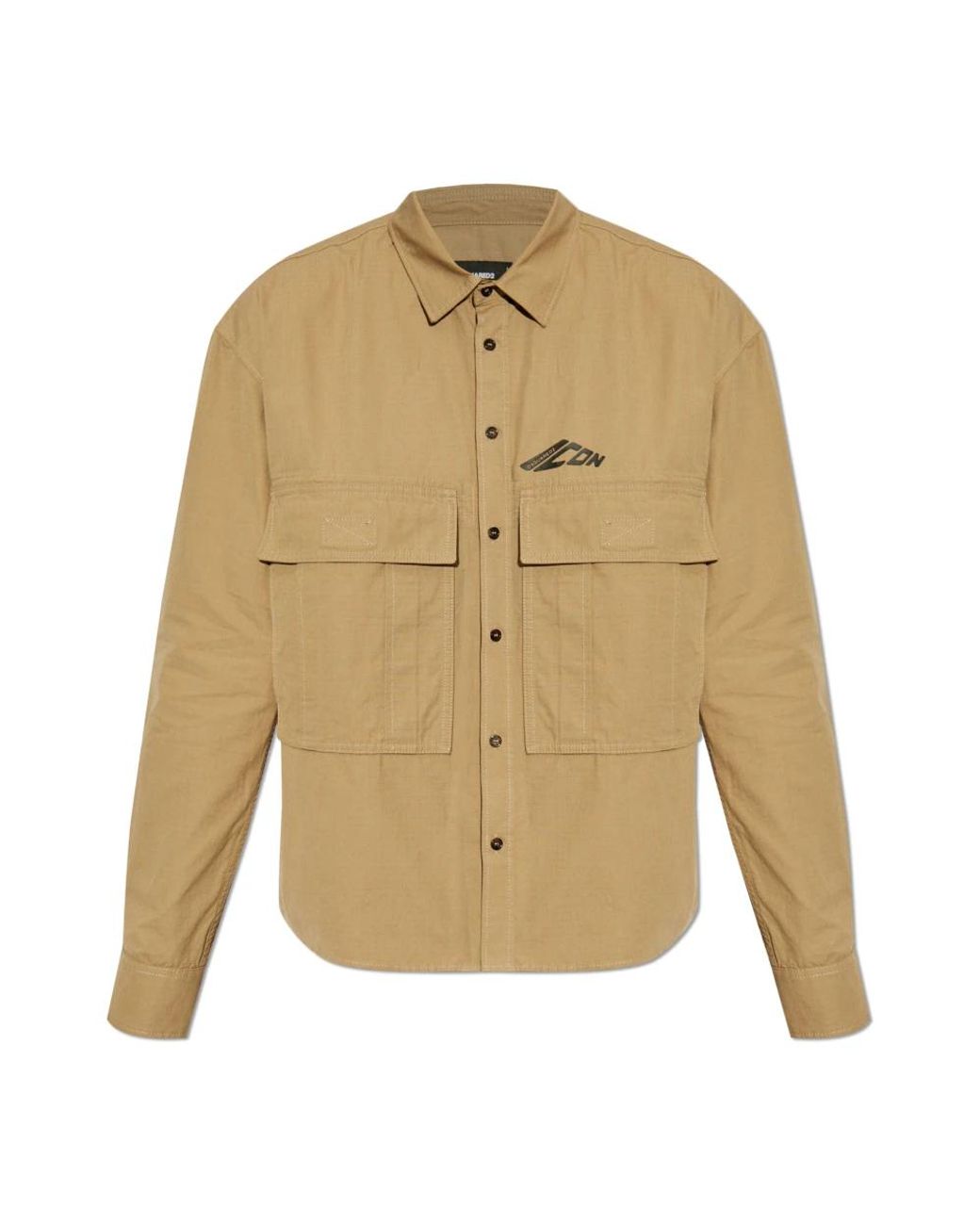 DSquared² Natural Casual Shirts for men
