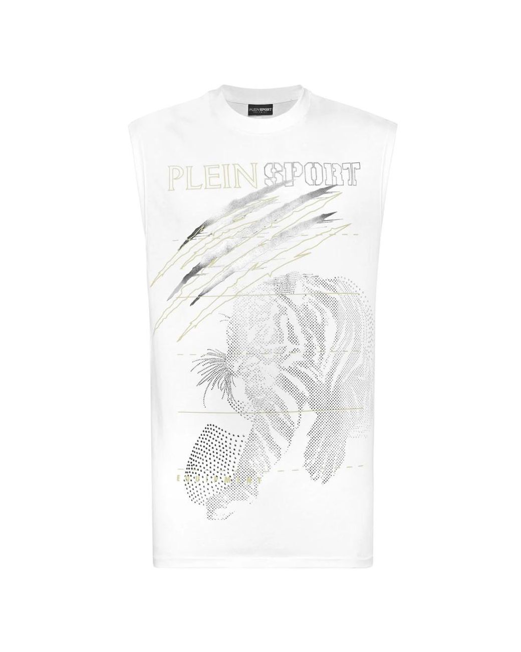 Philipp Plein Fitness ,Wit ,Sleeveless Tops in het White voor heren