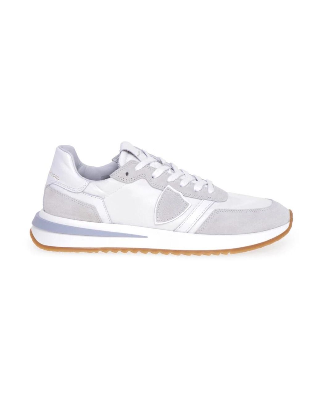 Philippe Model Schoenen ,Wit ,Leer Witte Tropez 2.1 Lage Top Sneakers in het White voor heren