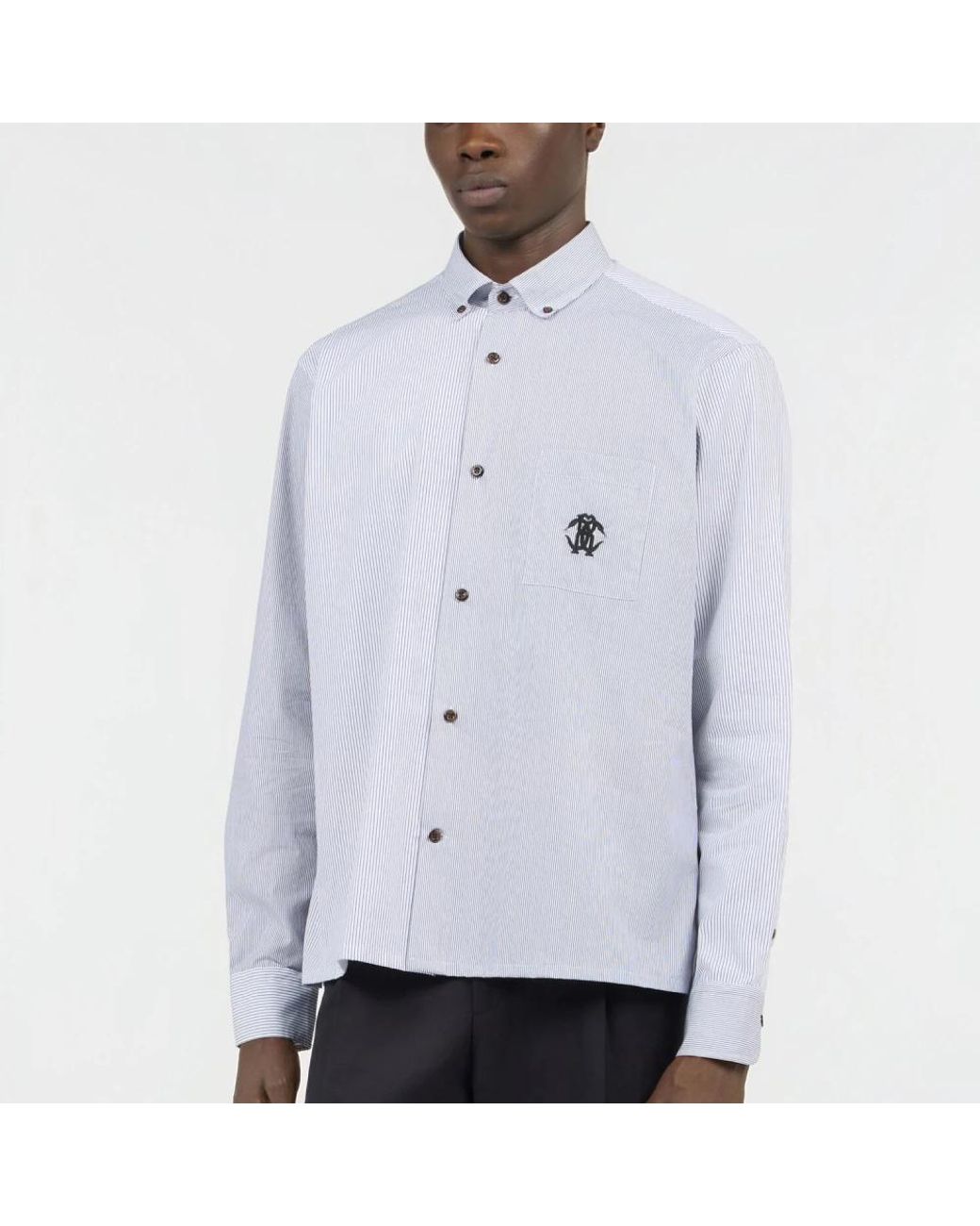 Roberto Cavalli Blue Casual Shirts for men