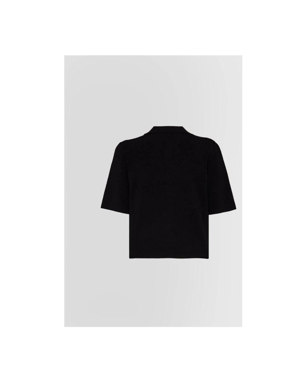 Alpha Studio Black Damenhemd Kurzarm
