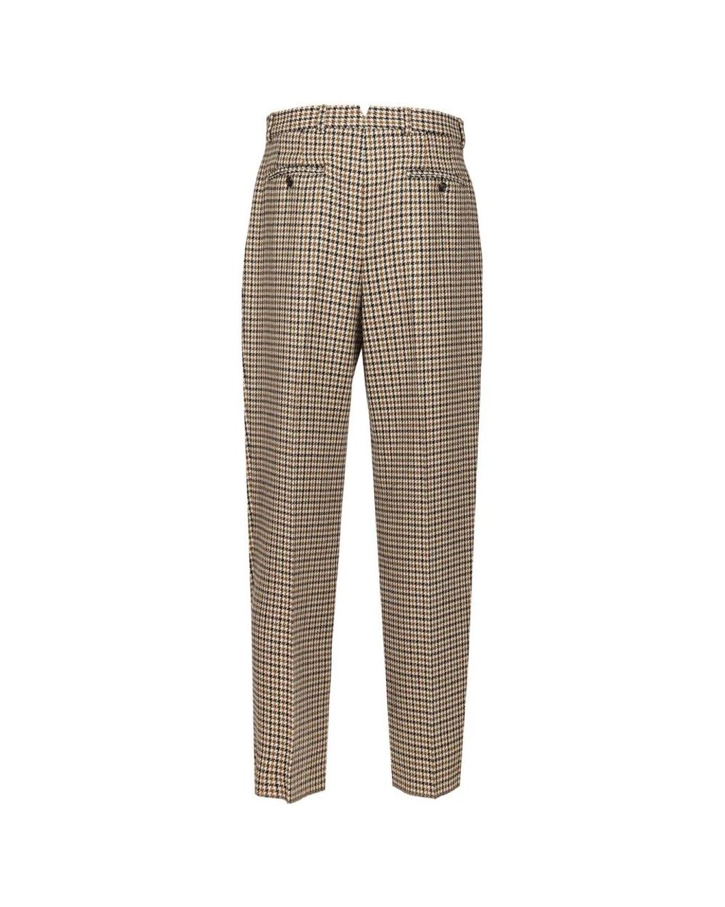 Emporio Armani Gray Straight Trousers for men