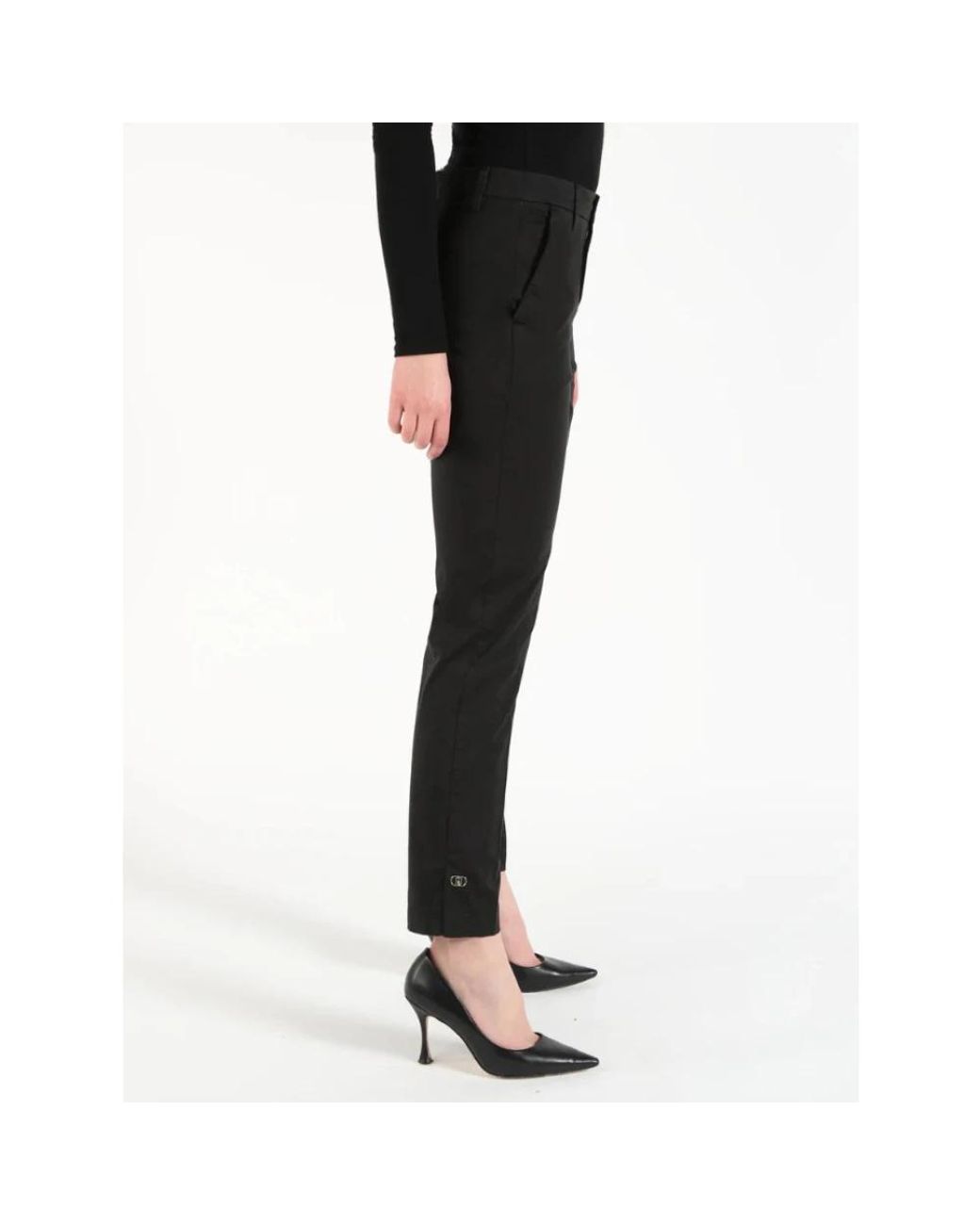 Liu Jo Black Slim-Fit Trousers
