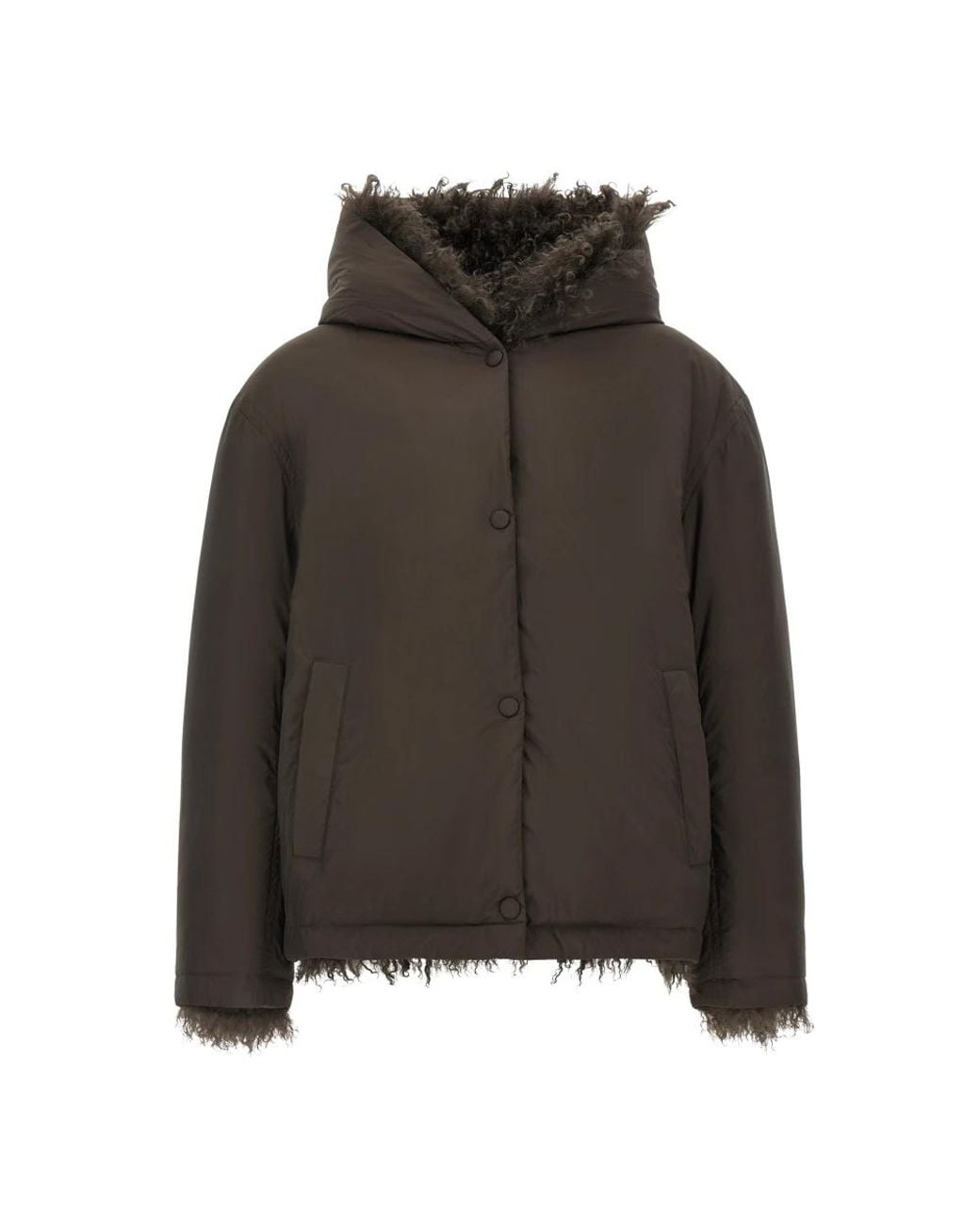 Yves Salomon Green Winter Jackets