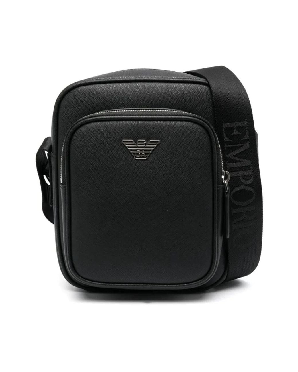 Emporio Armani Black Cross Body Messenger for men