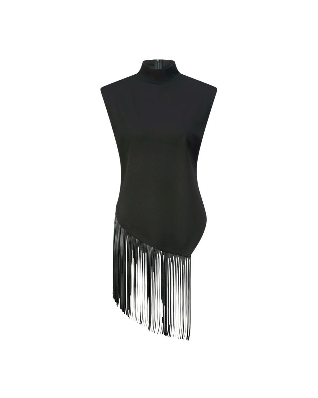 Riani Black Sleeveless Tops
