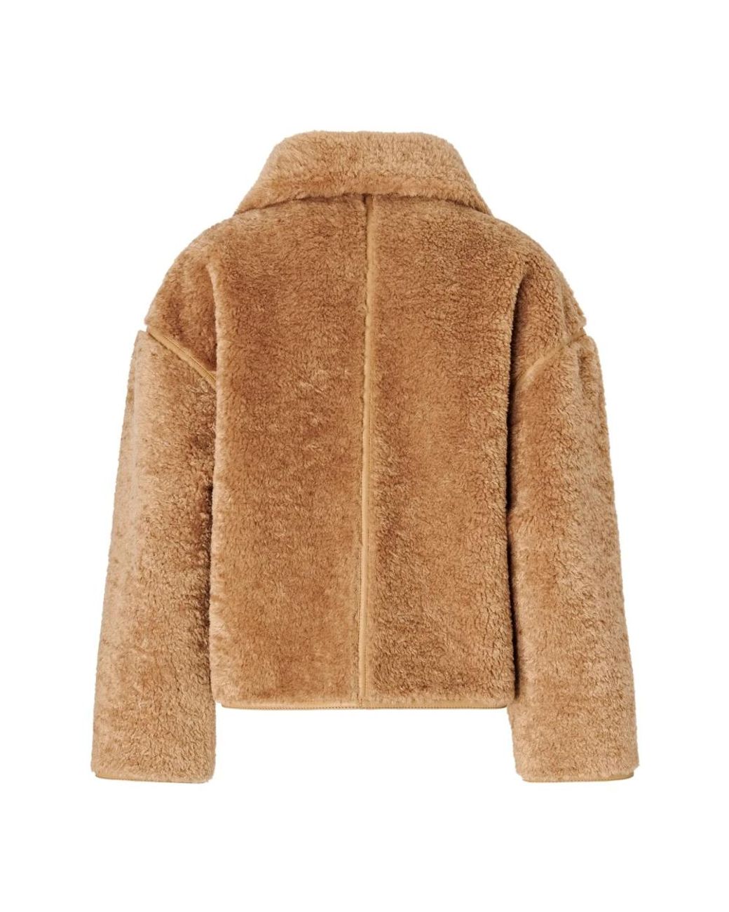 Pinko Brown Faux Fur & Shearling Jackets