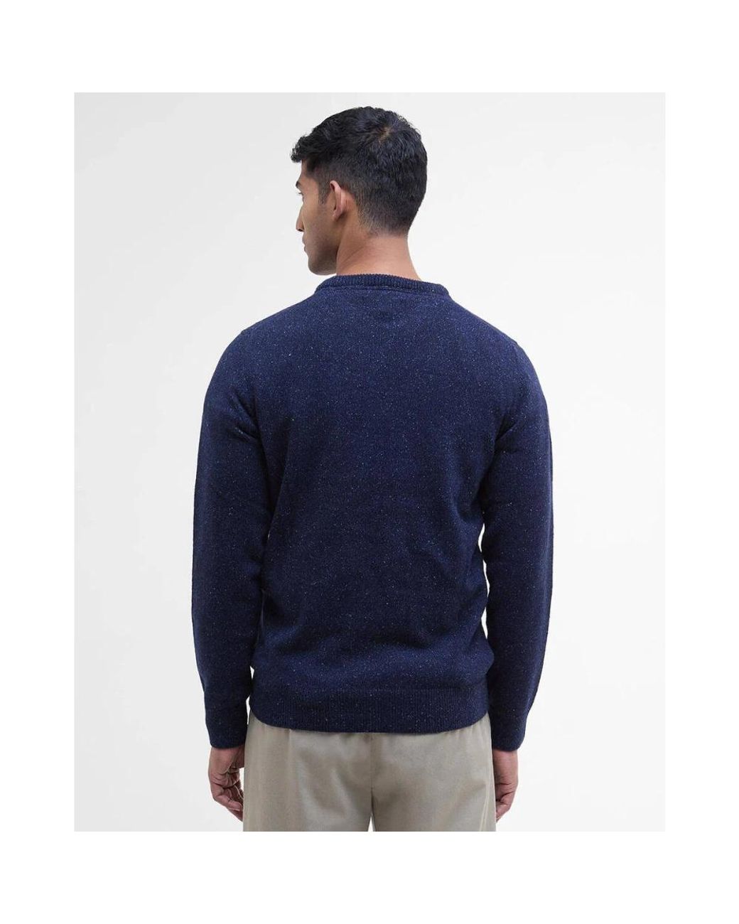 Barbour Blue Round-Neck Knitwear for men