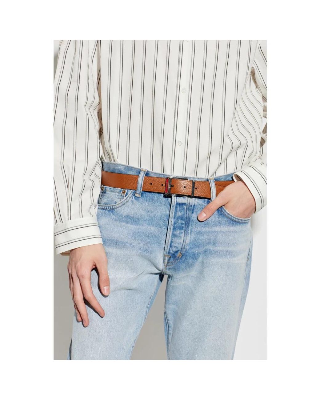 Ferragamo Brown Belts for men