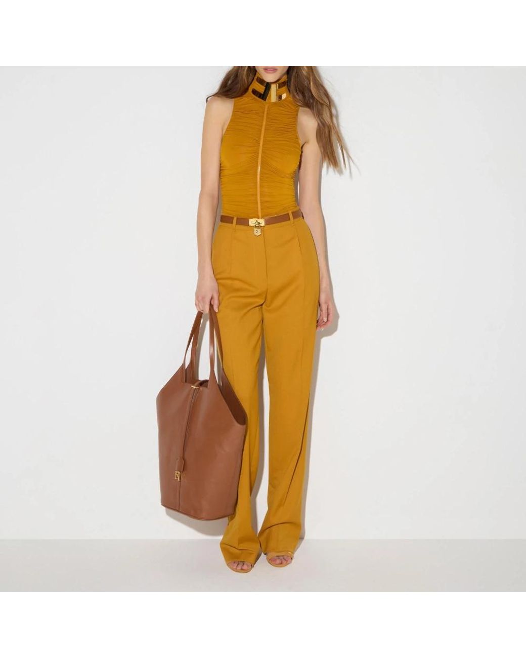 Elisabetta Franchi Yellow Full-Body