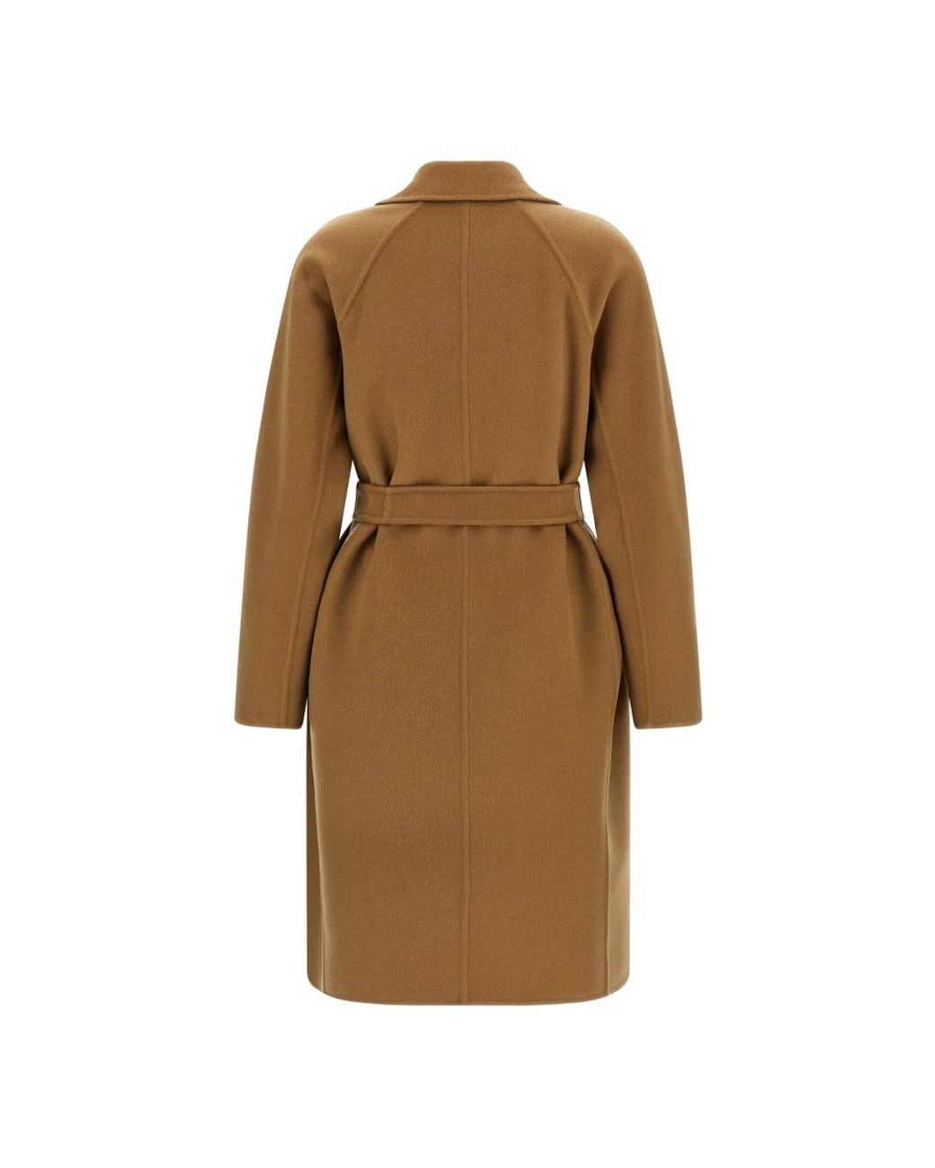 Max Mara Brown Belted Coats