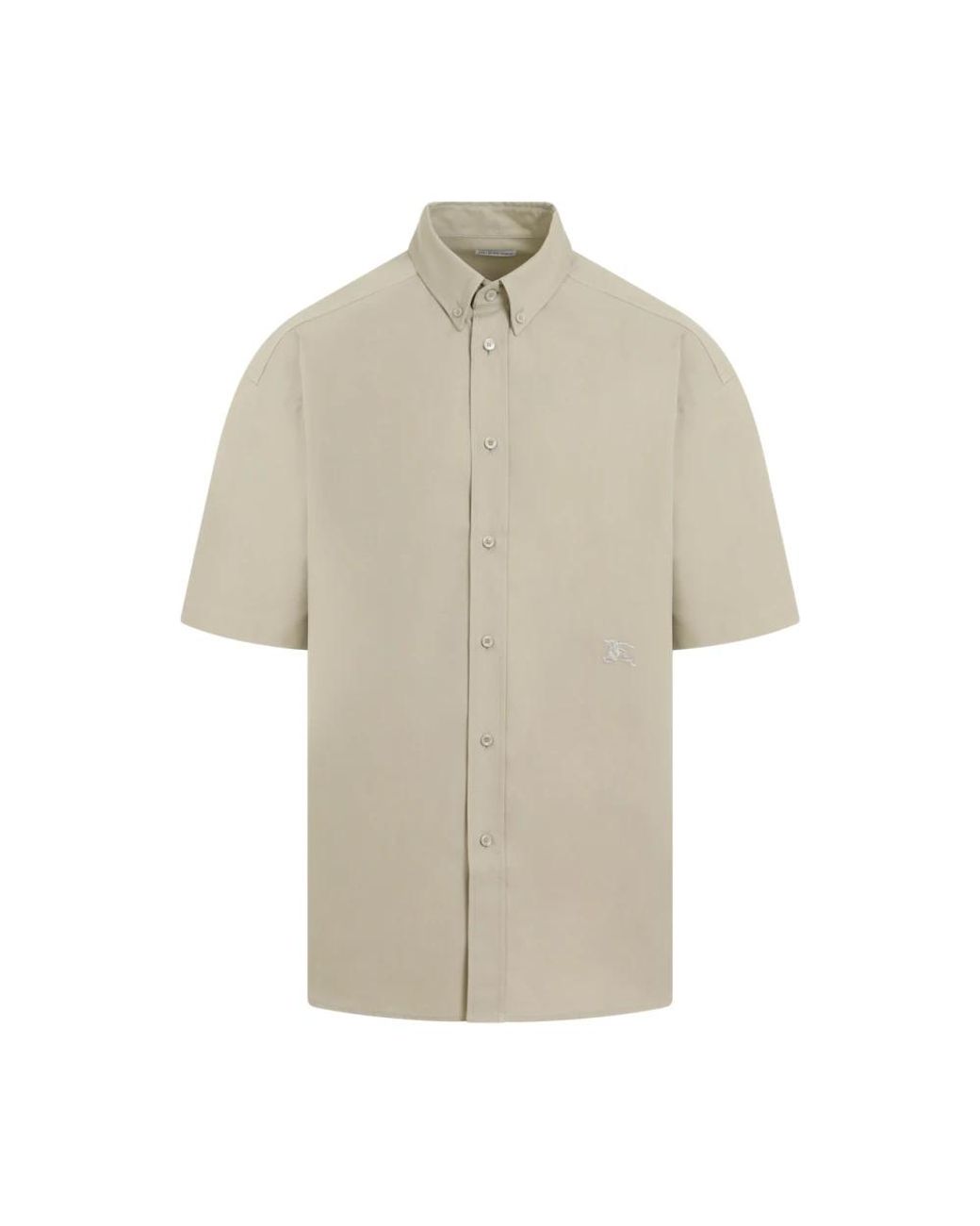 Burberry Natural Short Sleeve Shirts for men