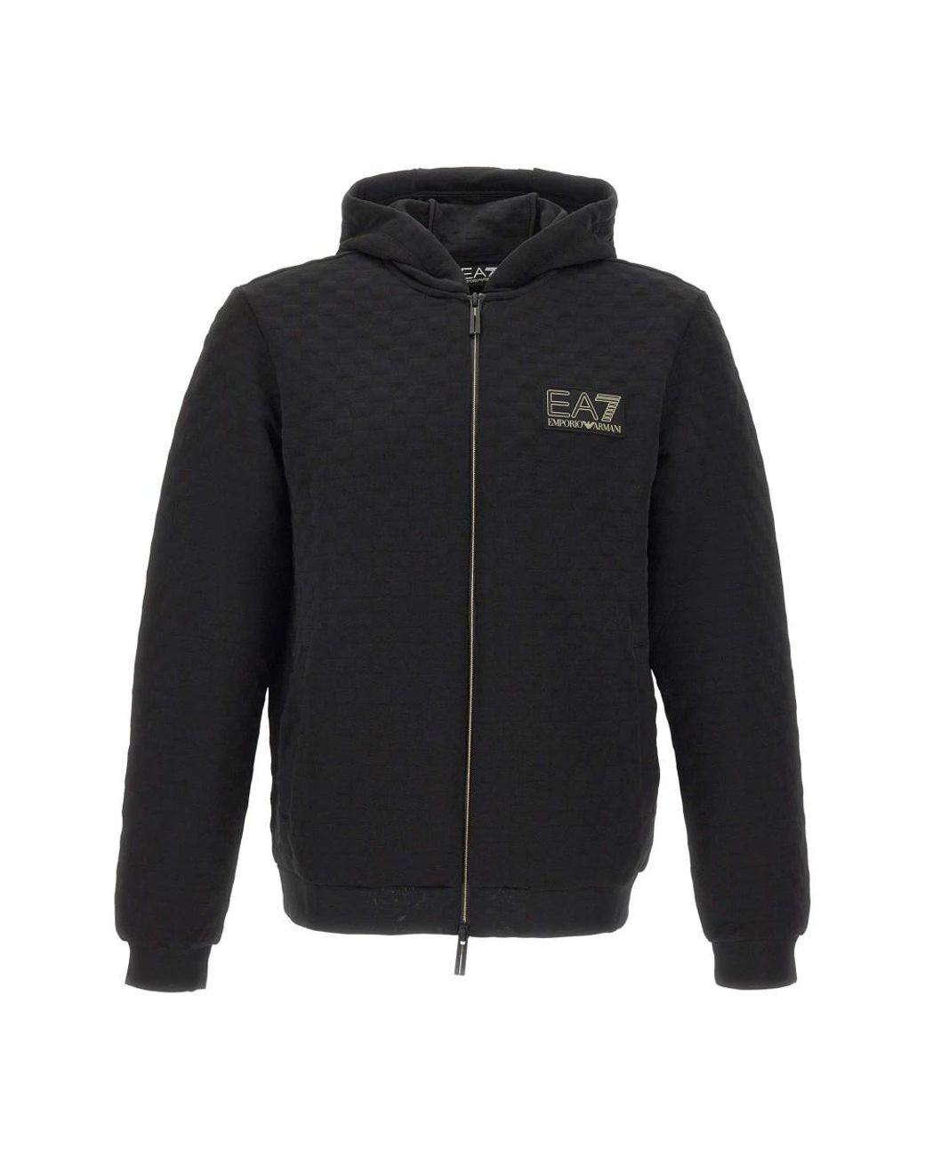 EA7 Zip-Throughs in het Black voor heren