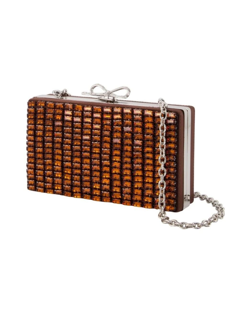 Self-Portrait Brown Clutches
