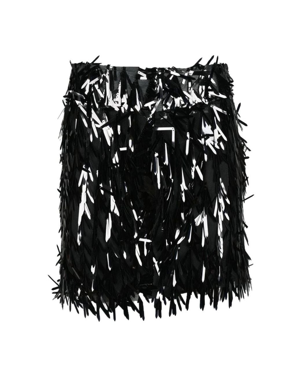 Giulia N Couture Black Short Skirts
