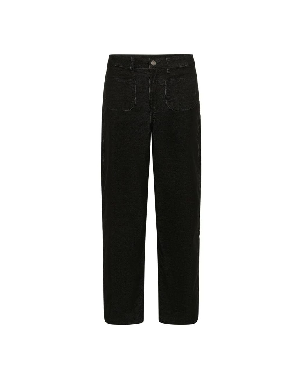 Kaffe Broeken ,Blauw ,Broek in het Black