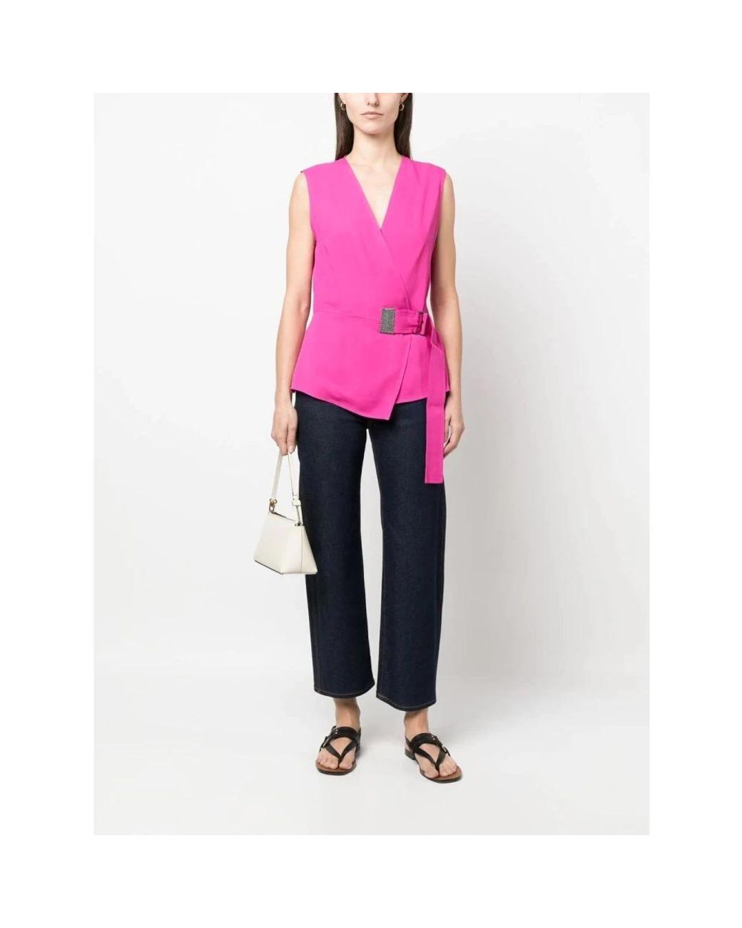 Fabiana Filippi Pink Sleeveless Tops