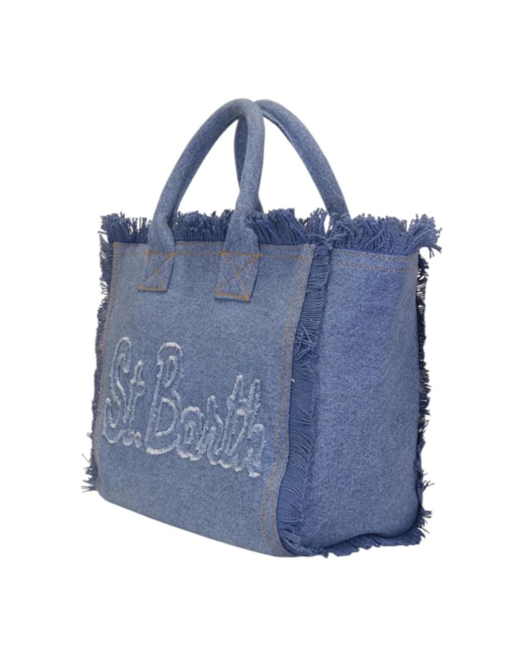 Mc2 Saint Barth Blue Shopping Bags