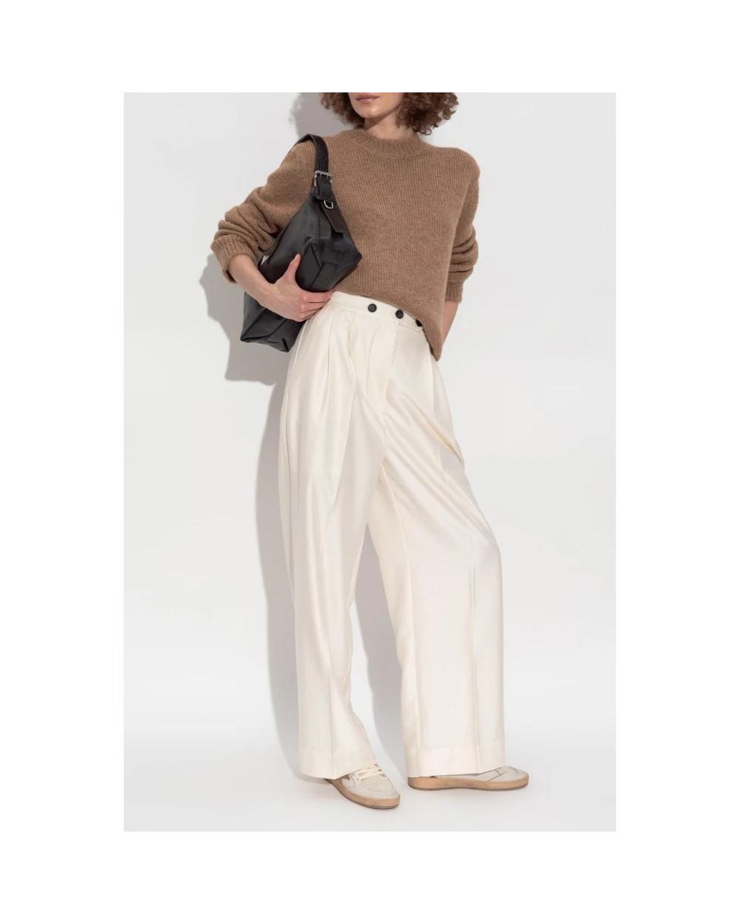 Jil Sander Brown Wollpullover