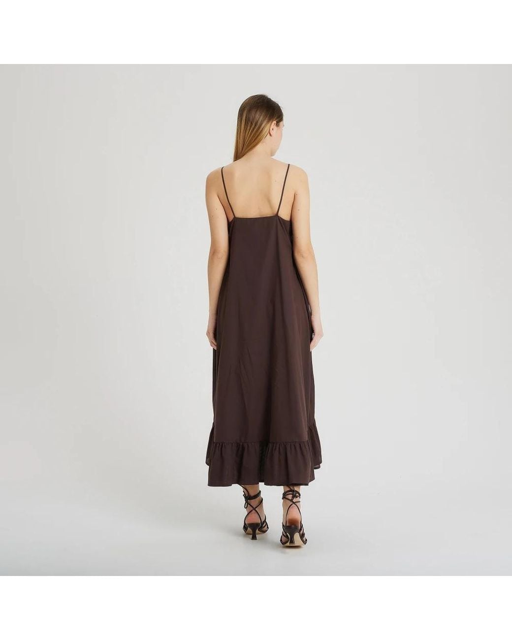 Maxi Dresses di Erika Cavallini Semi Couture in Brown