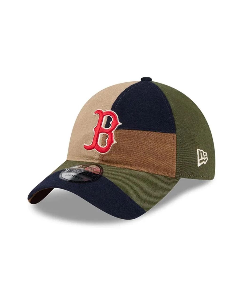 KTZ 9Twenty Boston Sox Patchwork Cap in het Blue voor heren