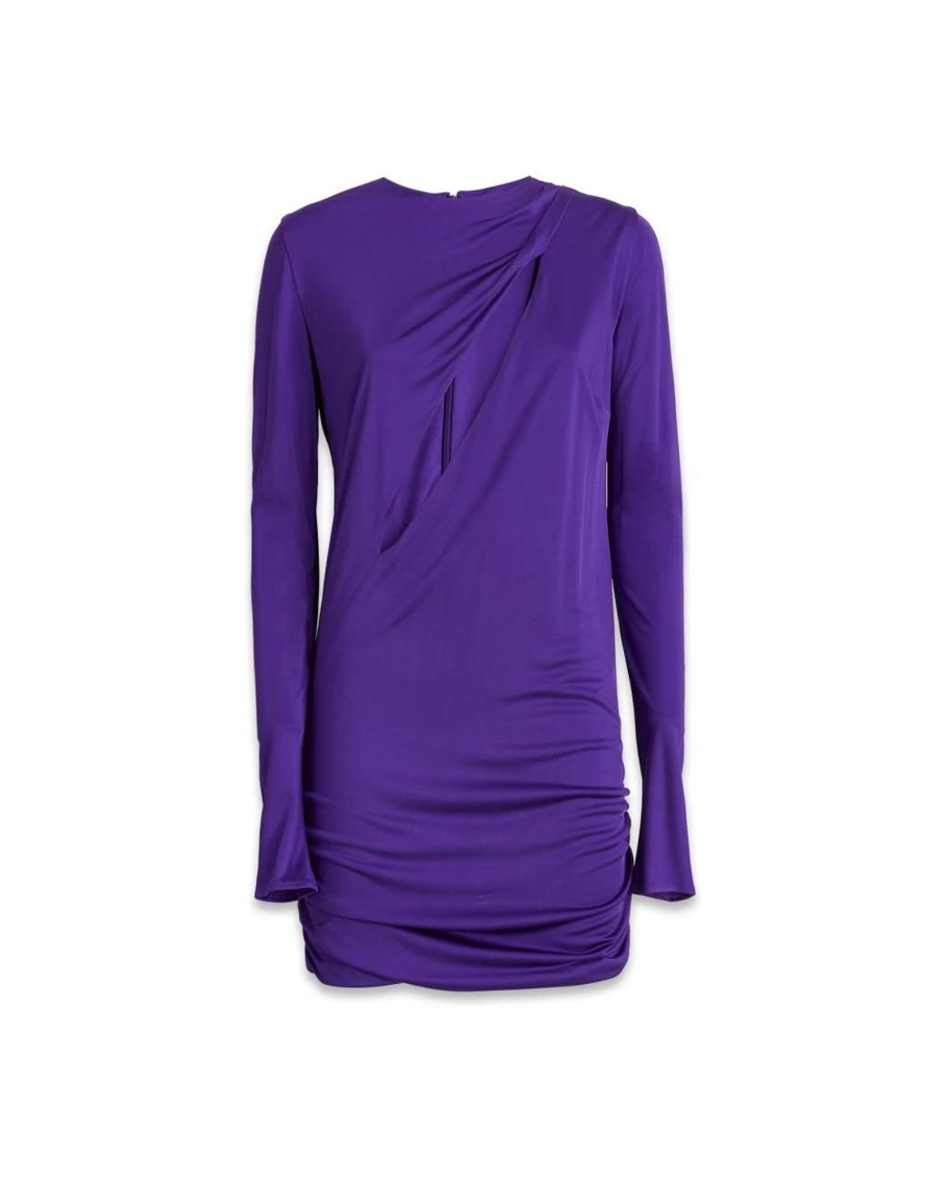 Versace Purple Short Dresses
