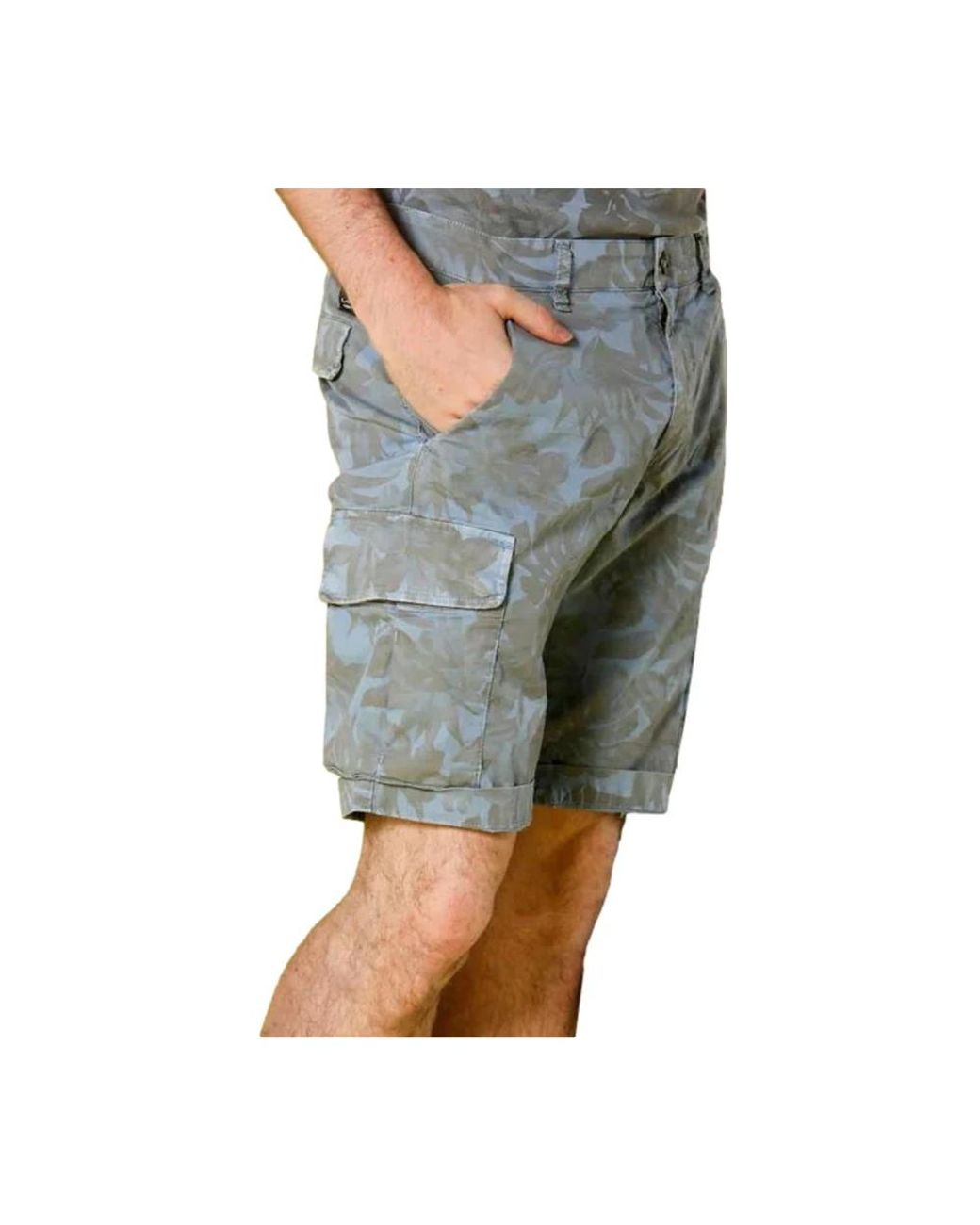 Mason's Gray Casual Shorts for men