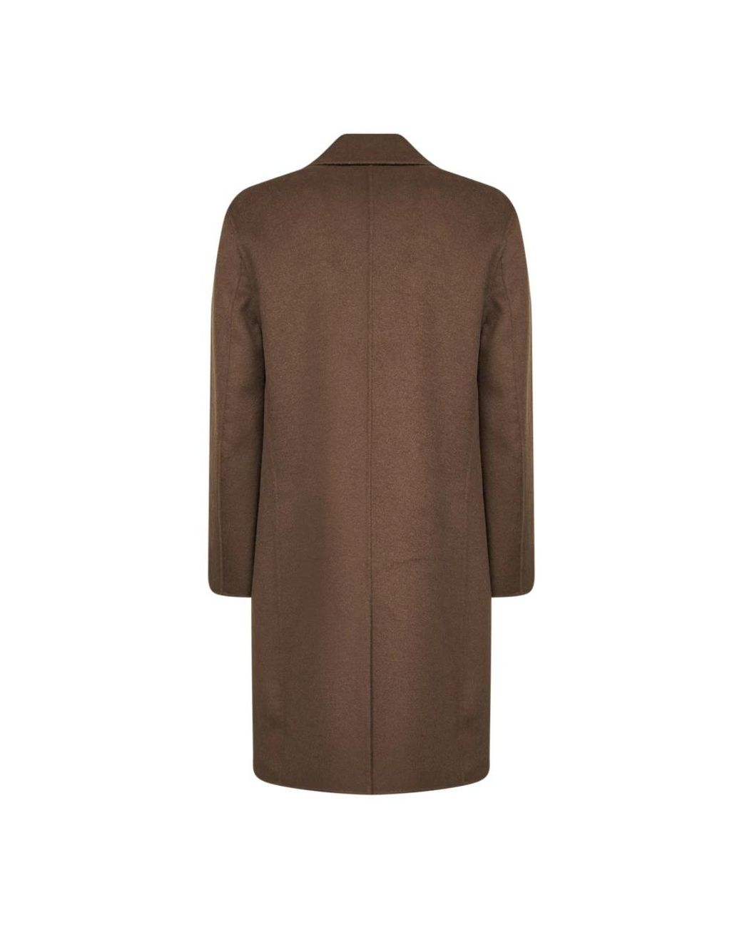 D4.0 Brown Single-Breasted Coats for men