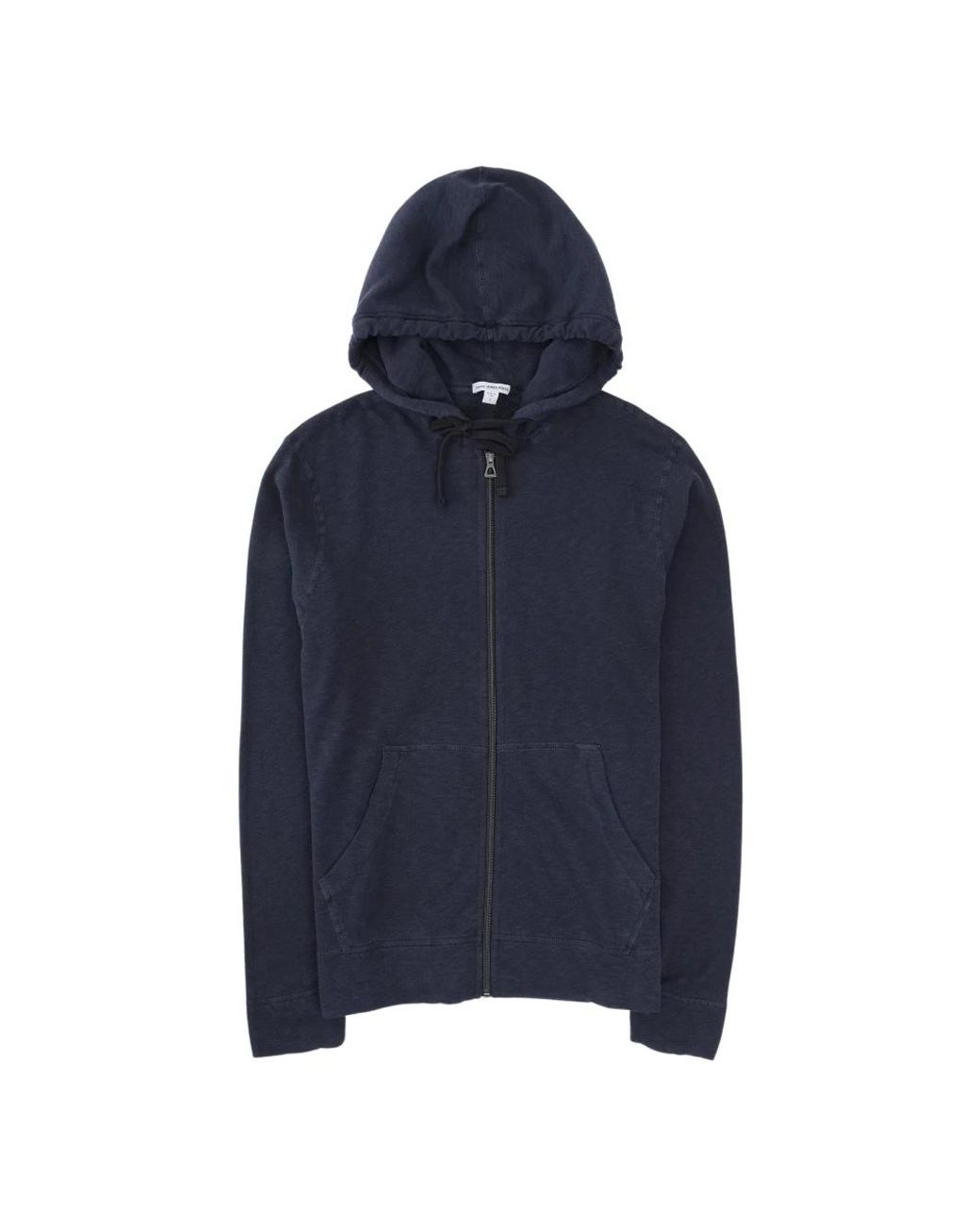 James Perse Hoodies & Sweatvesten ,Blauw ,Katoen Vintage French Terry Zip Up Hoodie in het Blue voor heren