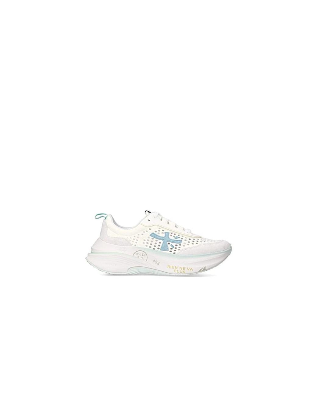 Premiata Schoenen ,Wit ,Timeless Trainer in het White