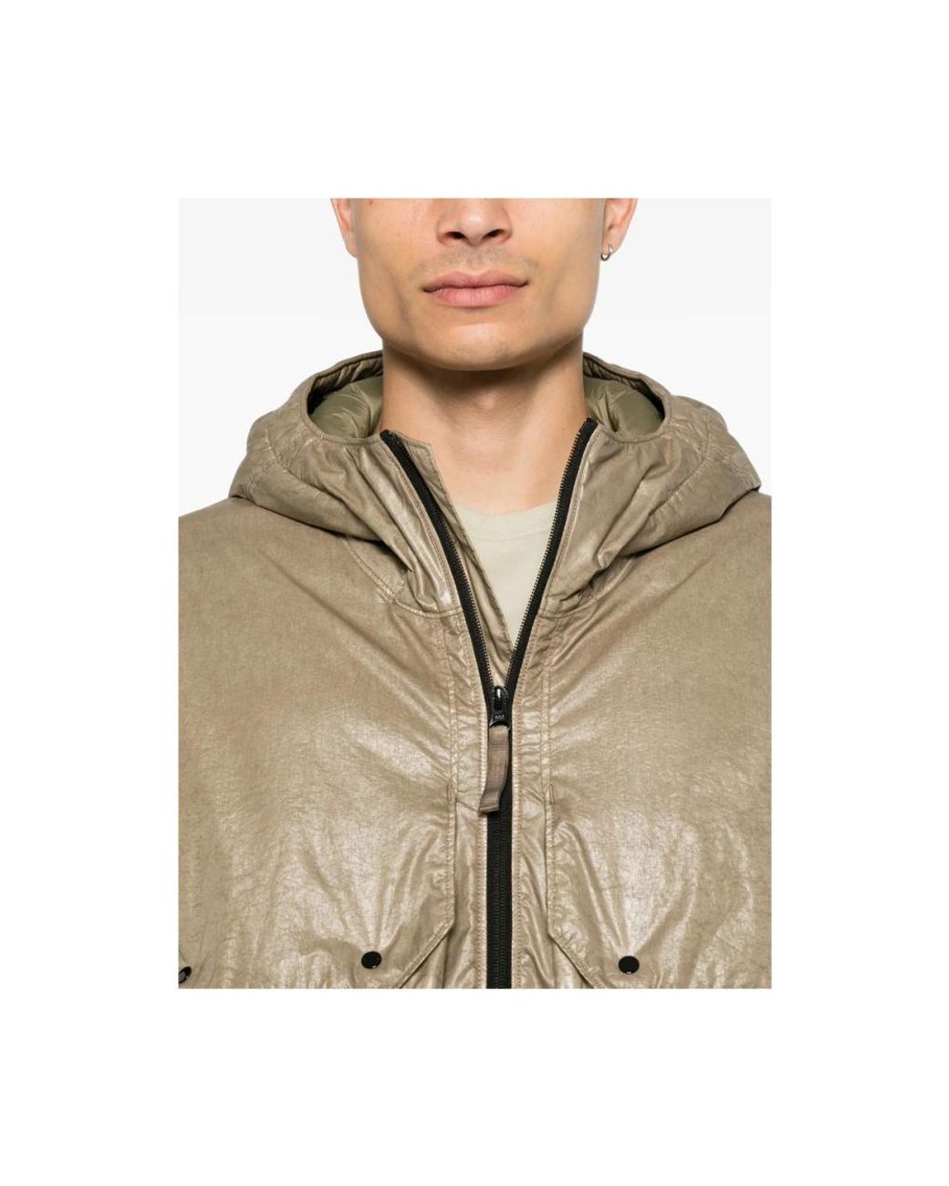 Stone Island Natural Down Jackets for men