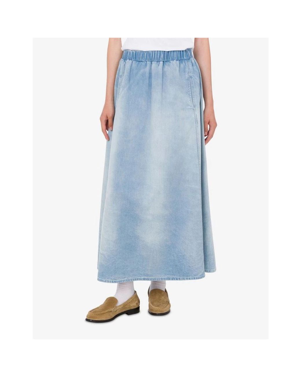 Moschino Blue Denim Skirts